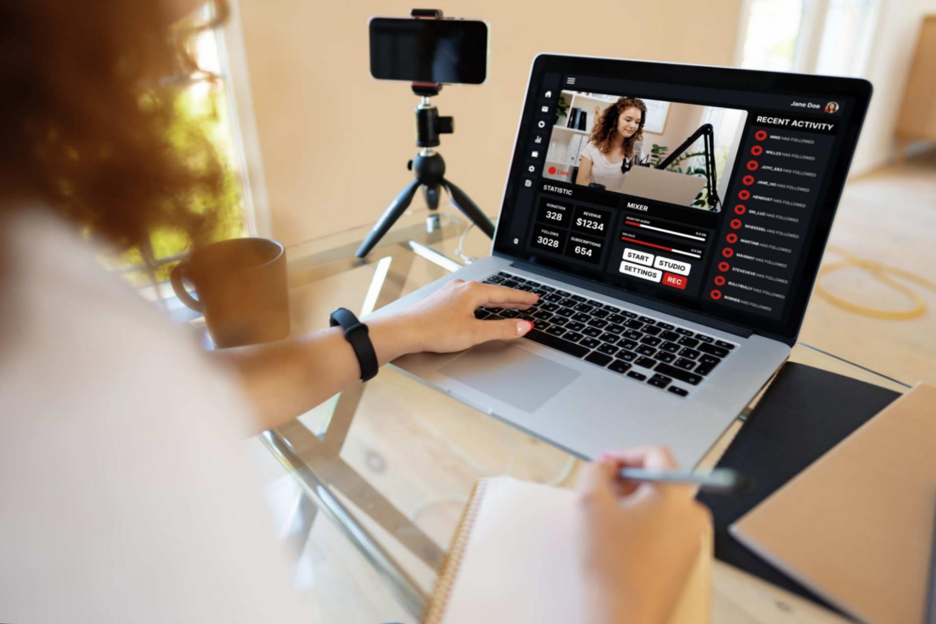 Hands-on financial modelling workshop session with laptop and documentation